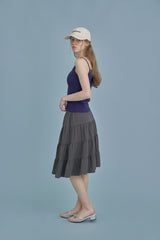 Joy sleeveless top_navy