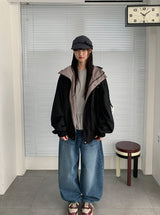 モンパカーブデニムバルーンワイドパンツ