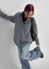 [MADE] Dellove Loose Fit Check Shirt