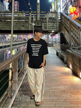 ビッグレタリングオーバーTシャツ