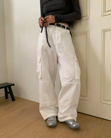 Linju String Pocket Cargo Long Pants