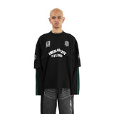 HIERARCHY STUDIOS Unsolved - ブラックケース 33 レイヤードロングTシャツ