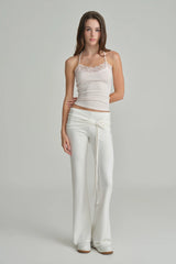 Cream donuts halter tank top, Pink