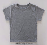 エードベーシックフィットリブド半袖Tシャツ (5 Colors)
