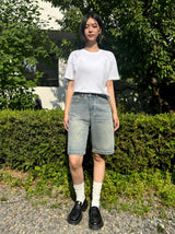CLASSIC VINTAGE HALF-LENGTH DENIM PANTS code 18202