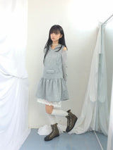 Pocket Flare Hooded Dress