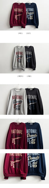 Shunnel Vintage Crack Printed Sweatshirt