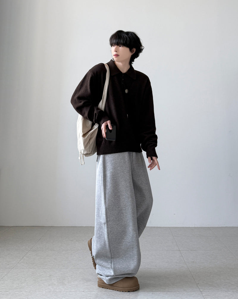 Yuria Wool Collar Knit