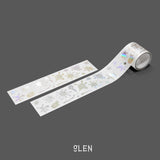 PET Aurora Water Color Kiss Cut Tape