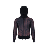 BEUTER® BLACK PANELED RIVERSIBLE HOODIE / BEUTER® ブラックパネル リバーシブルフーディ