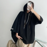 Rens over hooded short-sleeved T-shirt (3 colors)
