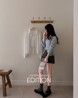 [MADE] Poet Shirt & Bustier Set