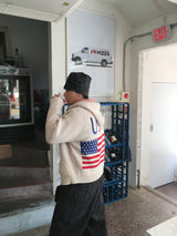 No.1568 USA fh ニットジップアップ (3color)