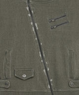 PG ダイアゴナル ジップアップ (khaki)