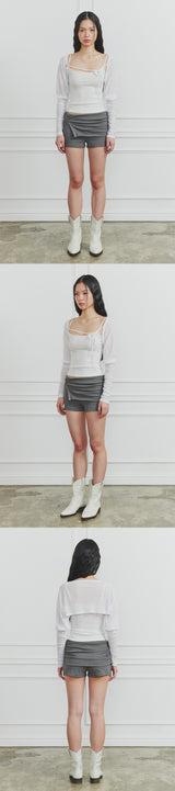 RUBY HOOK SHORTS charcoal