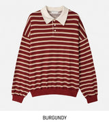 Nerd Stripe Rugby Sweatshirt