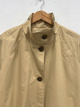 HIGH NECK MAXI TRENCH COAT (3C)