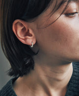 [925 silver] Deux.silver.132 / ファドピアス (シルバー)