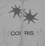 AKIN RIVET POINT APPLIQUE HOOD ZIP-UP UNISEX (2COLOR)