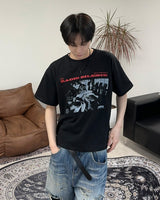 サエルグラフィッククロップ半袖Tシャツ
