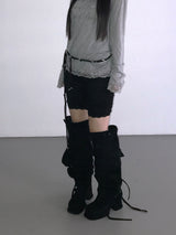 ストラップハイNブーツ(2 color)