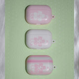 [MADE] ブルームAirPodsケース (white)