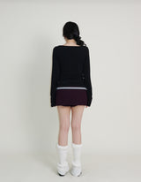 Kibet Heart Vintage Printed Long Sleeve T-Shirt