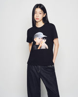 25FW WOMAN ADLV ベビーフェイスキャップボーイ半袖Tシャツ