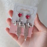 Party Ribbon Princess Piercing - Rosepink/Silver Color