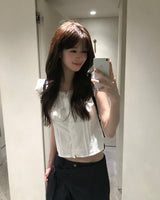 ベルティドワイドスカートパンツ