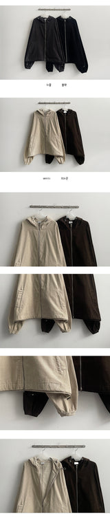 Culdeen Over Corduroy Hooded Zip-Up Jumper