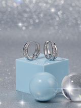 Glint Dual Ring Huggies Piercing