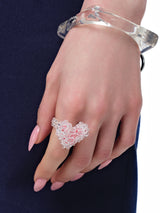JELLY HEART RING (RED)