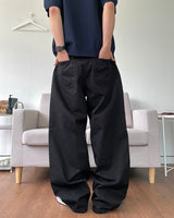 ベーシックコットンワイドパンツ