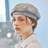 VA Cubic Stud Octagon Beret  / Gray