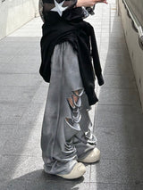 dirty cutting sweatpants