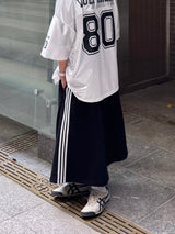 トラックロングスカートパンツ