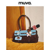 muva. ガーデン カラーブロック ショルダーバッグ