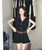 bennett chiffon & frill tiered bl / ops