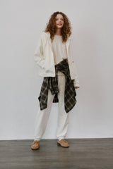 Snow Hood Zip-up (Ivory)