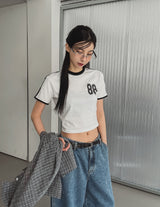 88ラインクロップショートスリーブ