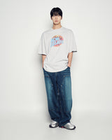 25FW バスケットボールピグメントショートスリーブTシャツ ライトグレー