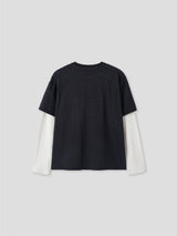 ワッフルレイヤード長袖Tシャツ