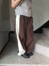 クワディ配色ナイロントラックパンツ（3c）