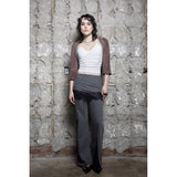 LACE TRIM HAIRY BOLERO