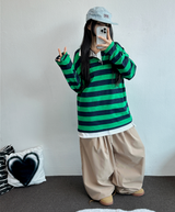 💚5000ソルド🥳❤‍🔥ナイロンバージョン🥳❤‍🔥 ツーピンタックバルーンコットンパンツ💚🖤🩶🤎5COLOR