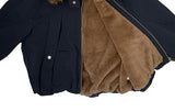 Hino Fluffy Fur Collar Pocket Jumper