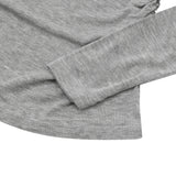 SELUA ONE SHOULDER UNBALANCE SHIRRING LONG SLEEVE T