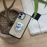 [magsafe] puppy food glass case