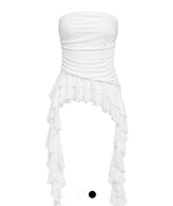 Auri Ruffle Tube Top